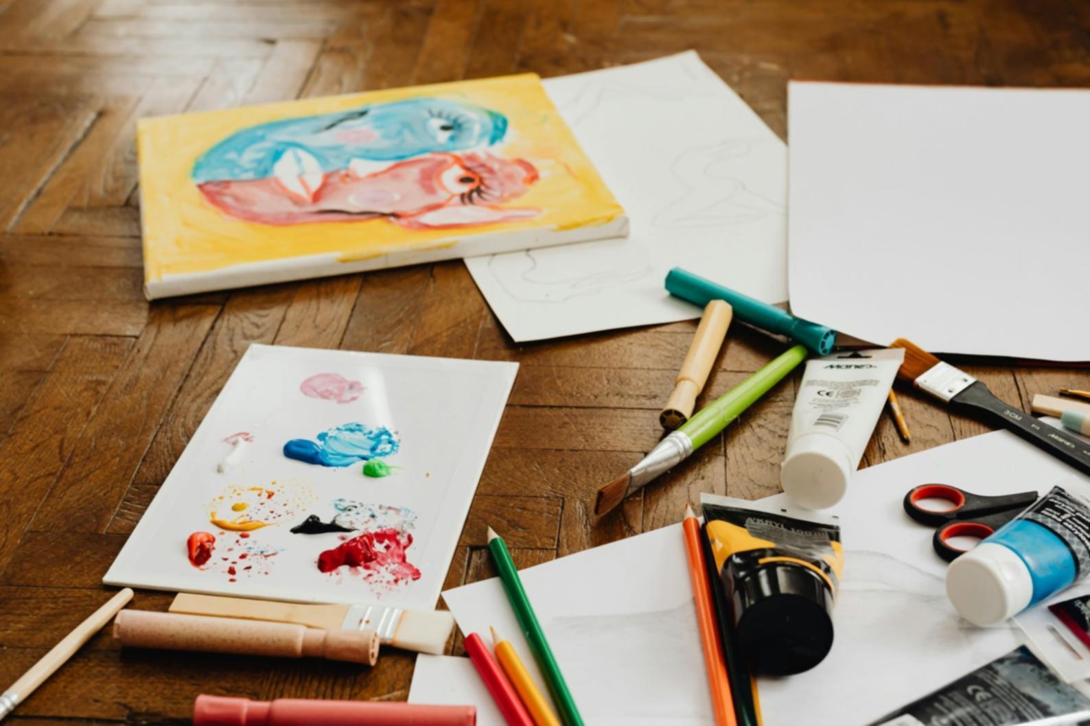 Detaillierte Anatomiestudie mit Schattierungen